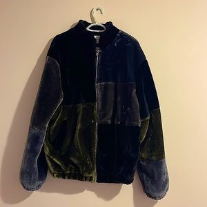 MEN patterned FUR JACKET (New)